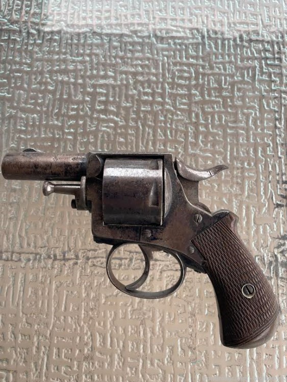 Antique Revolver British Bulldog/English Bulldog-img-0