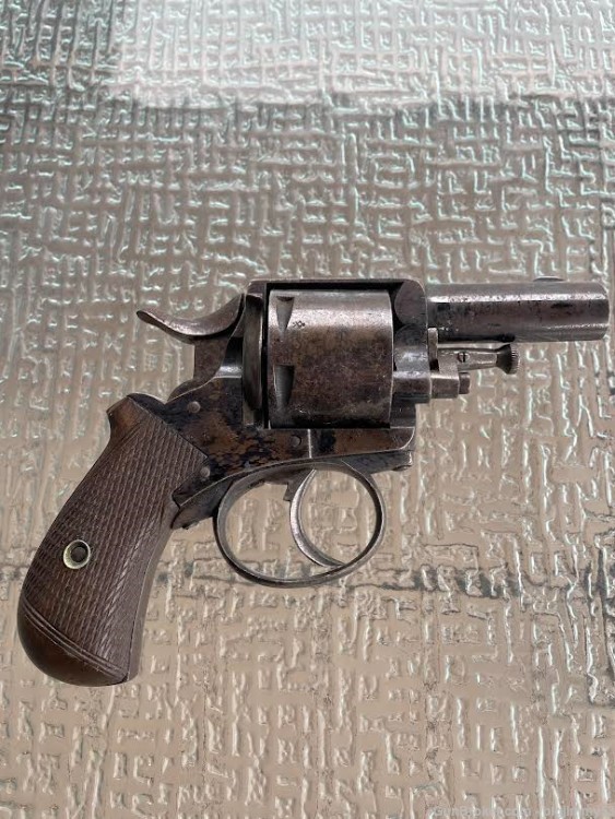 Antique Revolver British Bulldog/English Bulldog-img-1