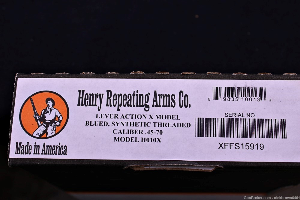 NEW IN BOX HENRY LEVER ACTION X MODEL 45-70 GOVT 19.8" ROUND BBL H010X-img-33