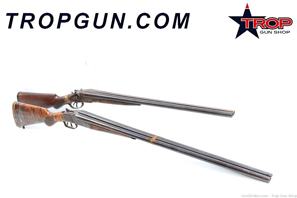 Pair of Shotguns, BPCS Models, DBL-BBL, Parts & Restoration, 2 Shot, AS IS-img-0
