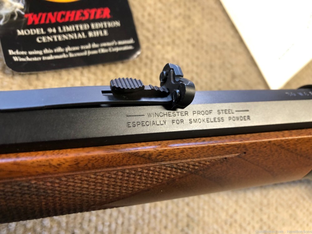 WINCHESTER MODEL 94 100 YEAR ANNIVERSARY WITH ALL ORIGINAL PACKAGING -img-28