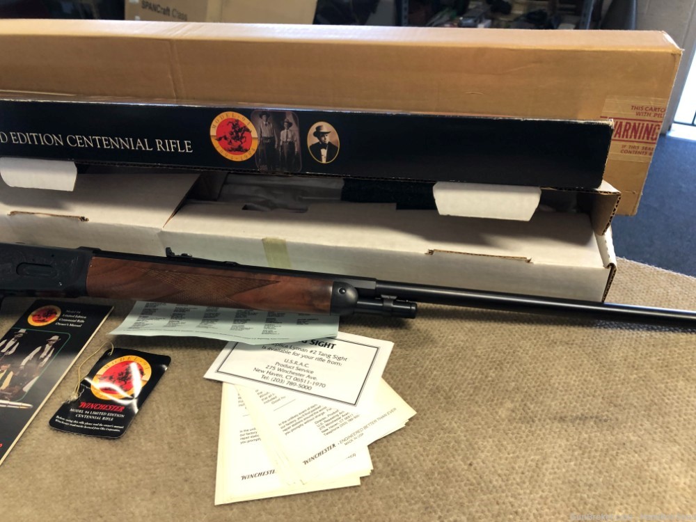WINCHESTER MODEL 94 100 YEAR ANNIVERSARY WITH ALL ORIGINAL PACKAGING -img-3