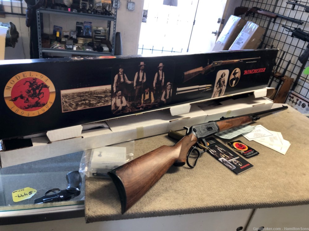 WINCHESTER MODEL 94 100 YEAR ANNIVERSARY WITH ALL ORIGINAL PACKAGING -img-9