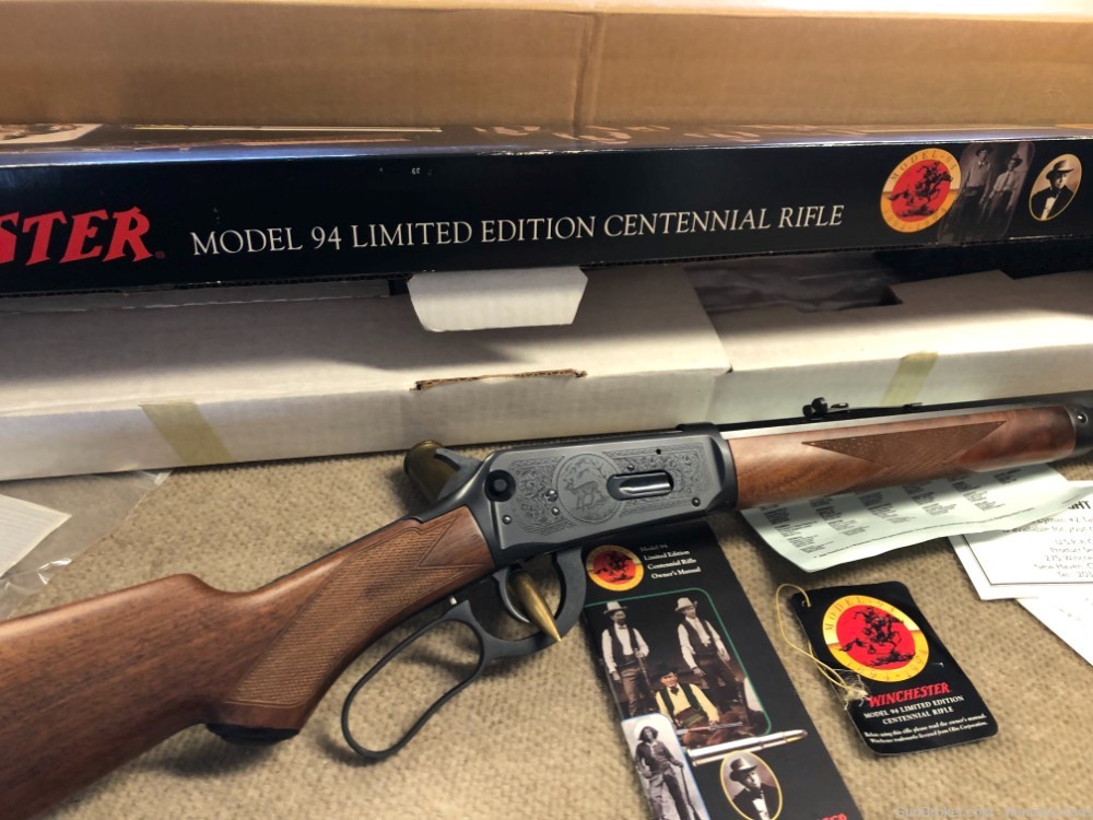 WINCHESTER MODEL 94 100 YEAR ANNIVERSARY WITH ALL ORIGINAL PACKAGING -img-4