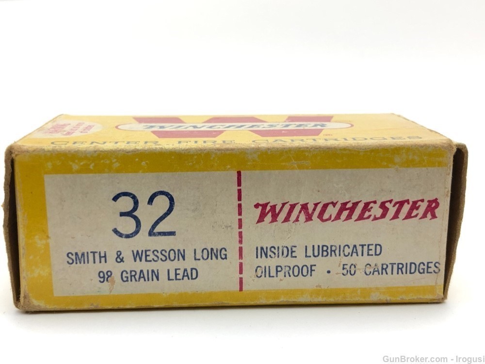 Winchester .32 S&W Long Vintage Box 28 Rounds + 1 Casing-img-5