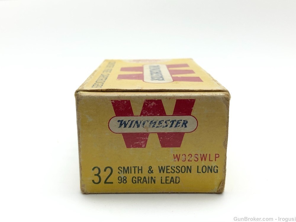 Winchester .32 S&W Long Vintage Box 28 Rounds + 1 Casing-img-2