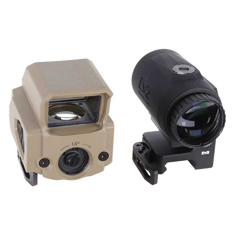 Mepro Tru-Vision Reflex Sight + MMX3 Magnifier FDE 1.93” Combo 65028016-img-0