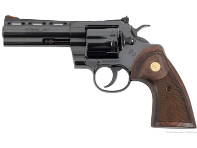 Colt Python Blued 357 Magnum 4" PYTHON-BP4WTS Blued Colt 357 Mag Python 4"