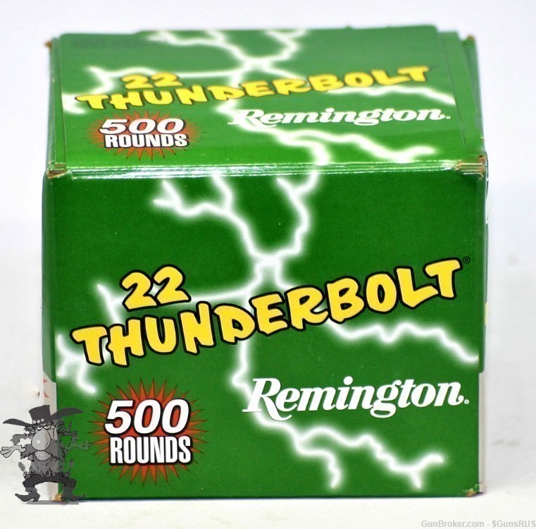 Remington Thunder Bolt 22 Long Rifle RN 22lr 36 Grain 22lr 500 Rounds Bulk-img-0