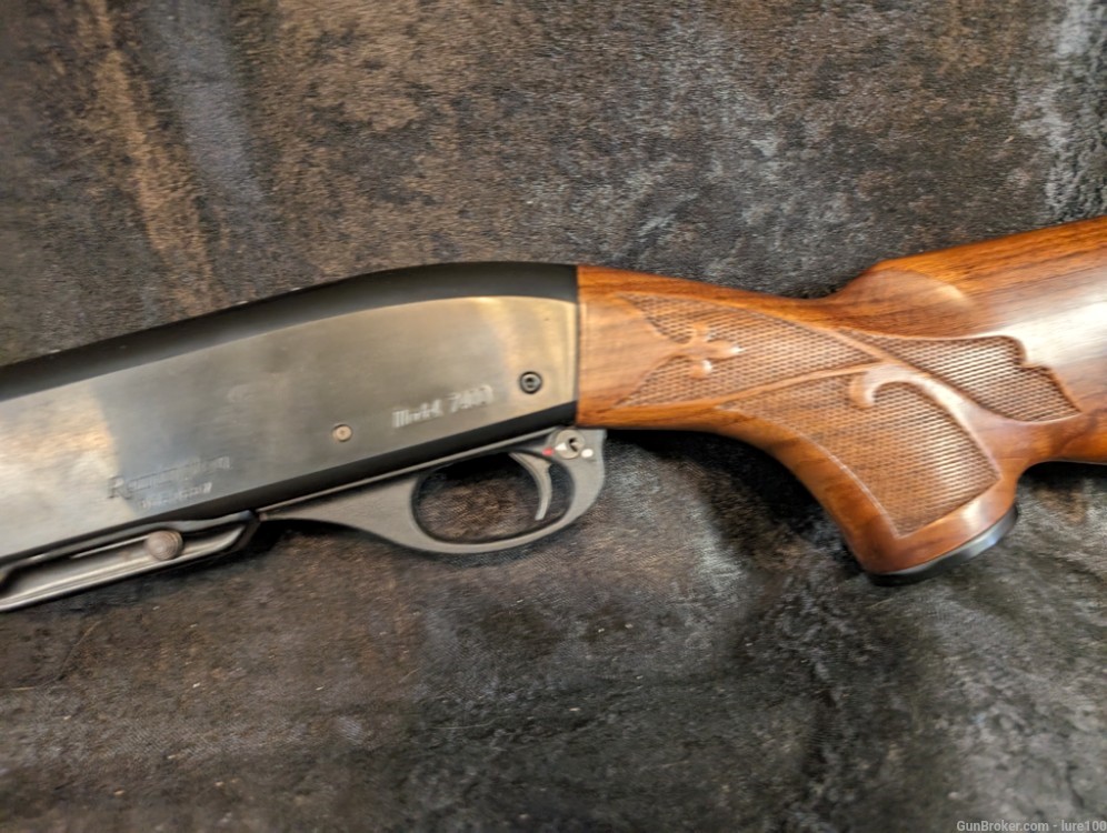 Remington 7400 Carbine 30-06 semi auto Rifle Walnut deluxe stock-img-26