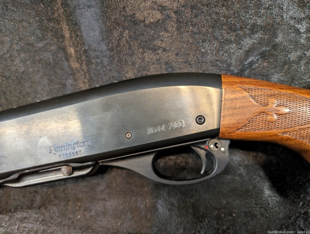 Remington 7400 Carbine 30-06 semi auto Rifle Walnut deluxe stock-img-22