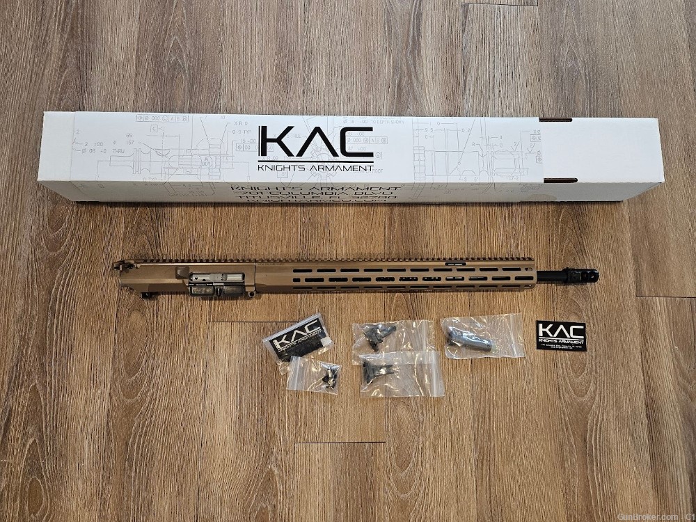 KAC SR25 22" FDE 6.5 Creedmore Complete Upper Knights SR-25 -img-0