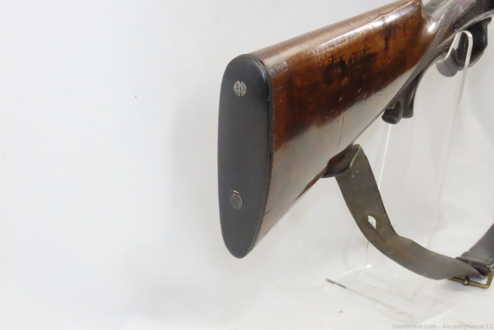 1800s ENGRAVED Antique German Percussion Back Action SxS 16 Gauge Shotgun  -img-15