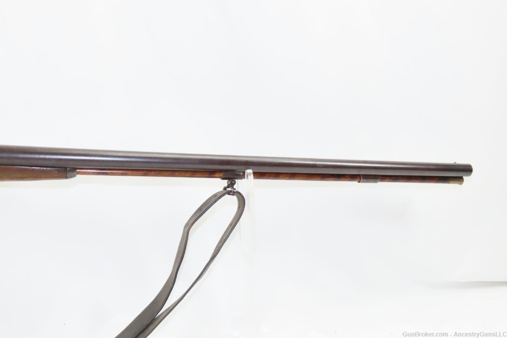 1800s ENGRAVED Antique German Percussion Back Action SxS 16 Gauge Shotgun  -img-14