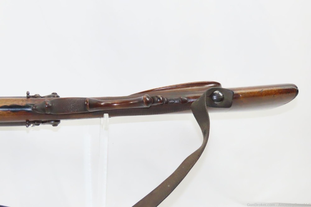 1800s ENGRAVED Antique German Percussion Back Action SxS 16 Gauge Shotgun  -img-6