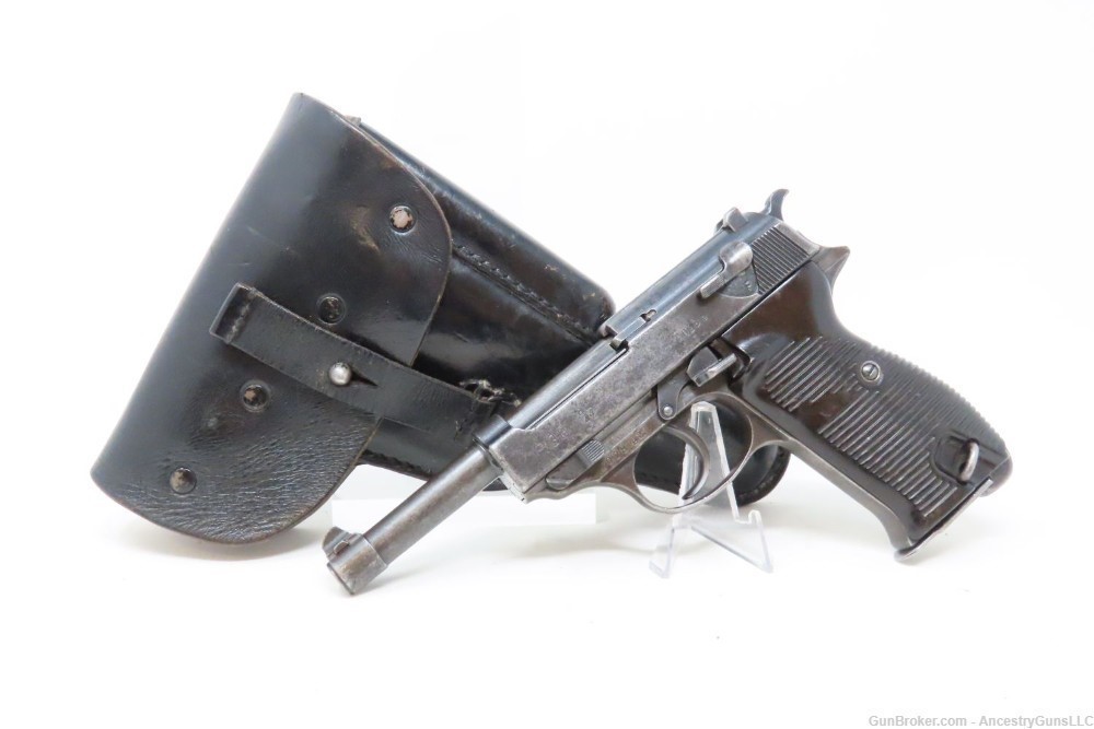 WORLD WAR 2 Walther "ac/42" Code P.38 GERMAN MILITARY Semi-Auto C&R Pistol -img-1