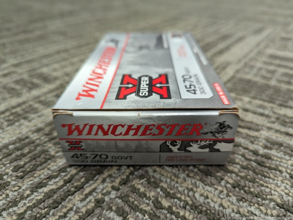20 Rds Winchester .45-70 Govt Ammo 300 Gr JHP - FREE SHIP-img-0