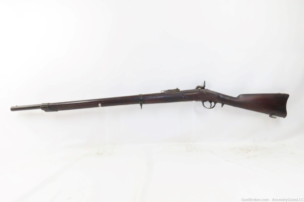 Antique CIVIL WAR Navy Contract WHITNEY M1861 Percussion “PLYMOUTH RIFLE”  -img-14