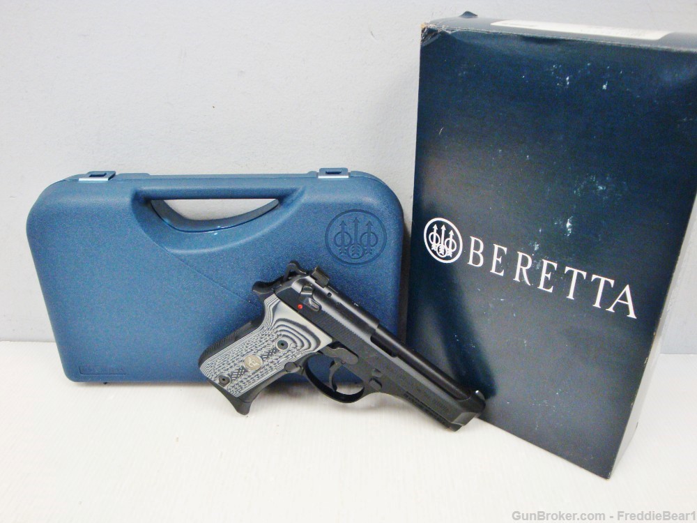 Wilson Combat Beretta 92G Compact Carry 9mm Pistol Blue Like New in Box -img-0