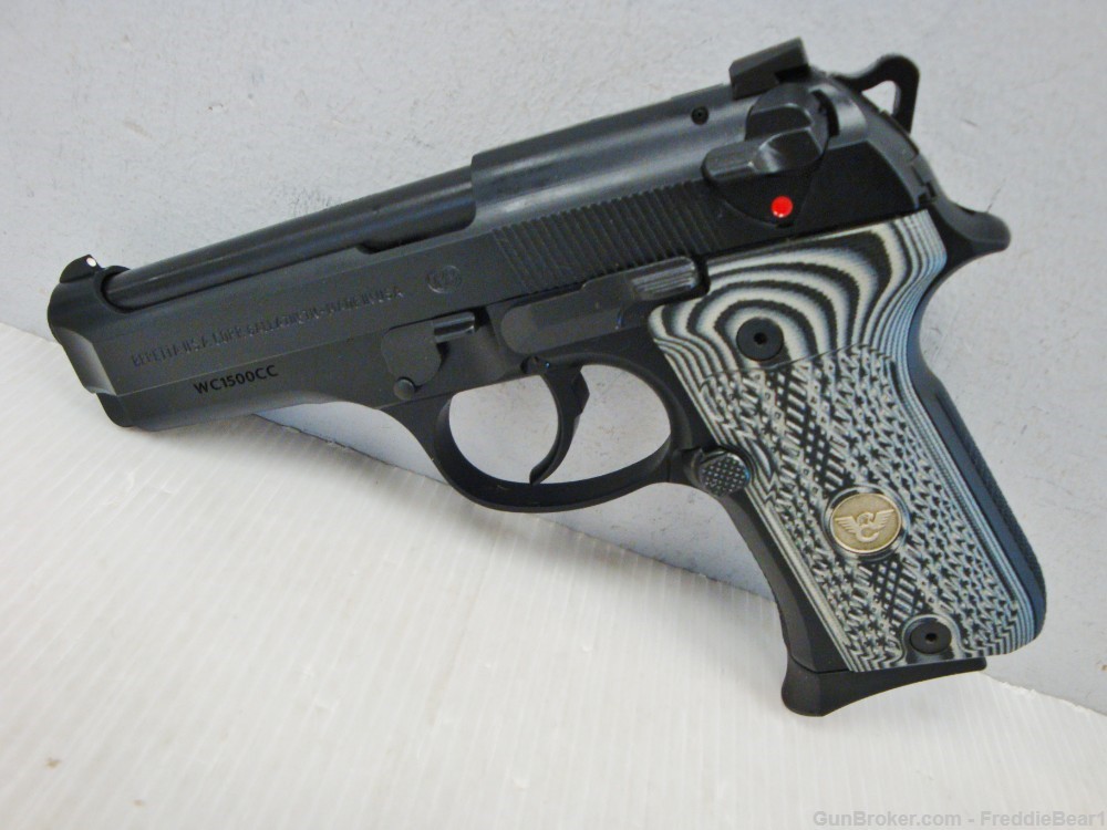 Wilson Combat Beretta 92G Compact Carry 9mm Pistol Blue Like New in Box -img-4