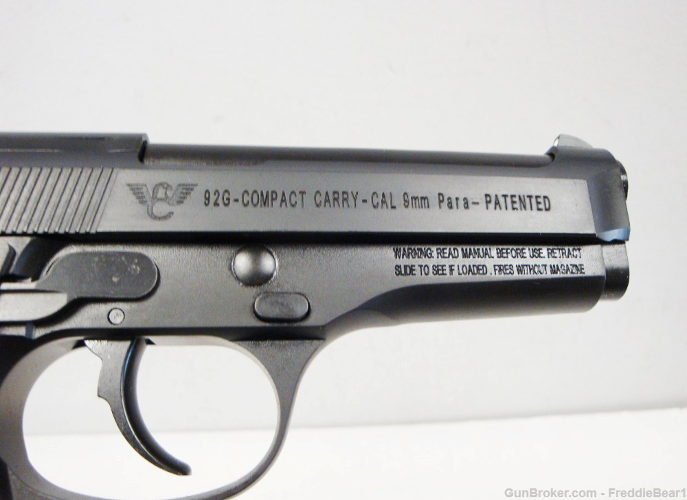 Wilson Combat Beretta 92G Compact Carry 9mm Pistol Blue Like New in Box -img-6