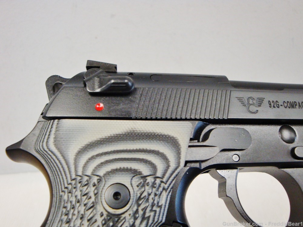 Wilson Combat Beretta 92G Compact Carry 9mm Pistol Blue Like New in Box -img-7