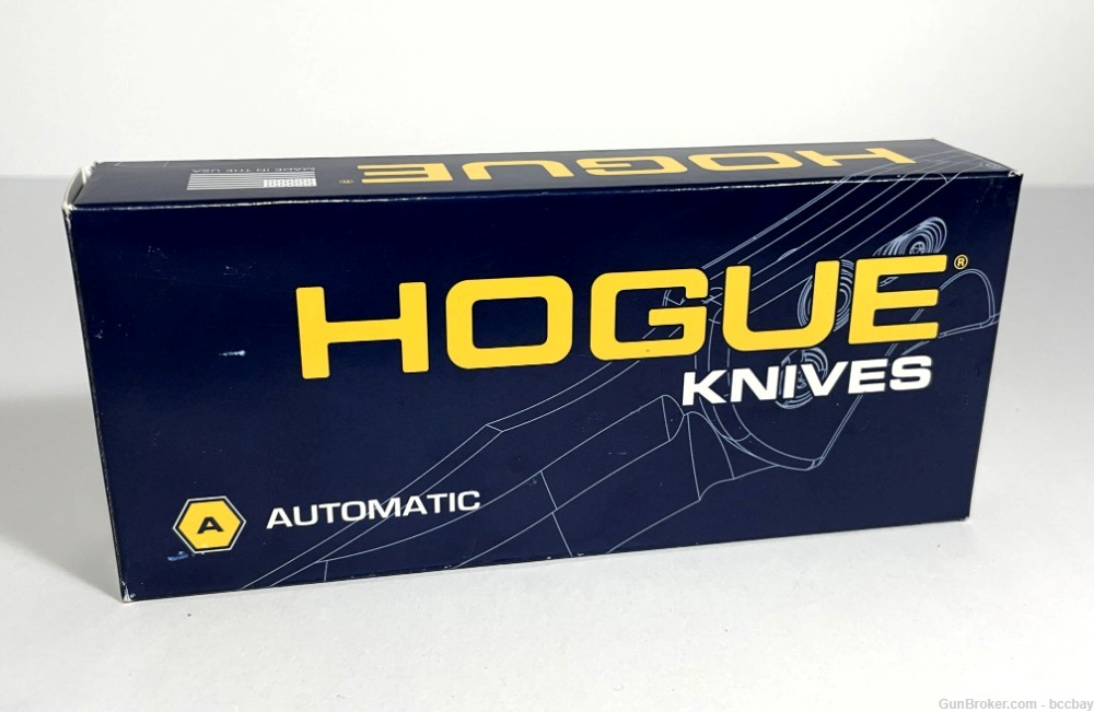 Hogue Exploit OTF Auto 3.5" Clip Point Tumbled Finish, Black Aluminum Grip-img-4