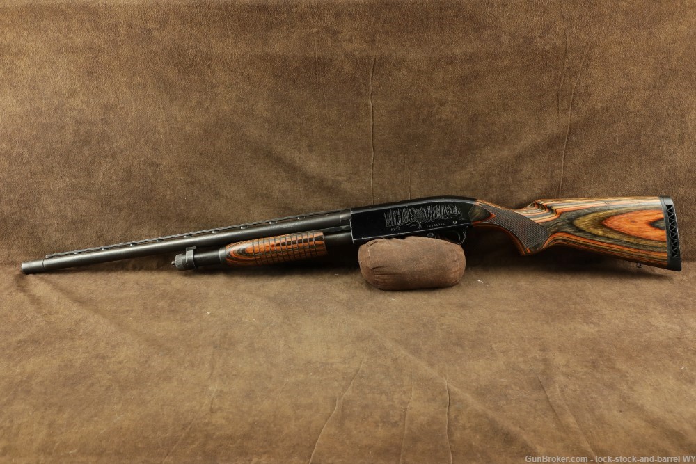 1987 Engraved Winchester 1300 NTWF 22” 12GA Pump Action Shotgun-img-8