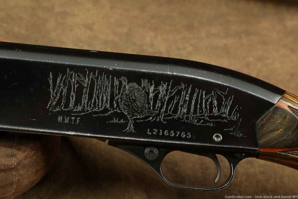 1987 Engraved Winchester 1300 NTWF 22” 12GA Pump Action Shotgun-img-29
