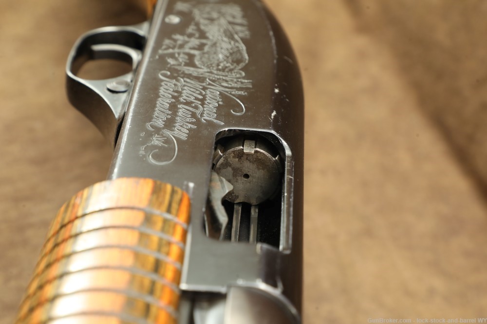 1987 Engraved Winchester 1300 NTWF 22” 12GA Pump Action Shotgun-img-25