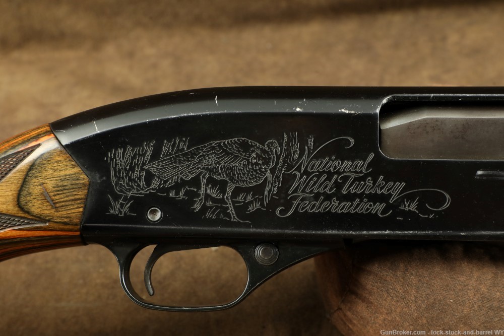 1987 Engraved Winchester 1300 NTWF 22” 12GA Pump Action Shotgun-img-27