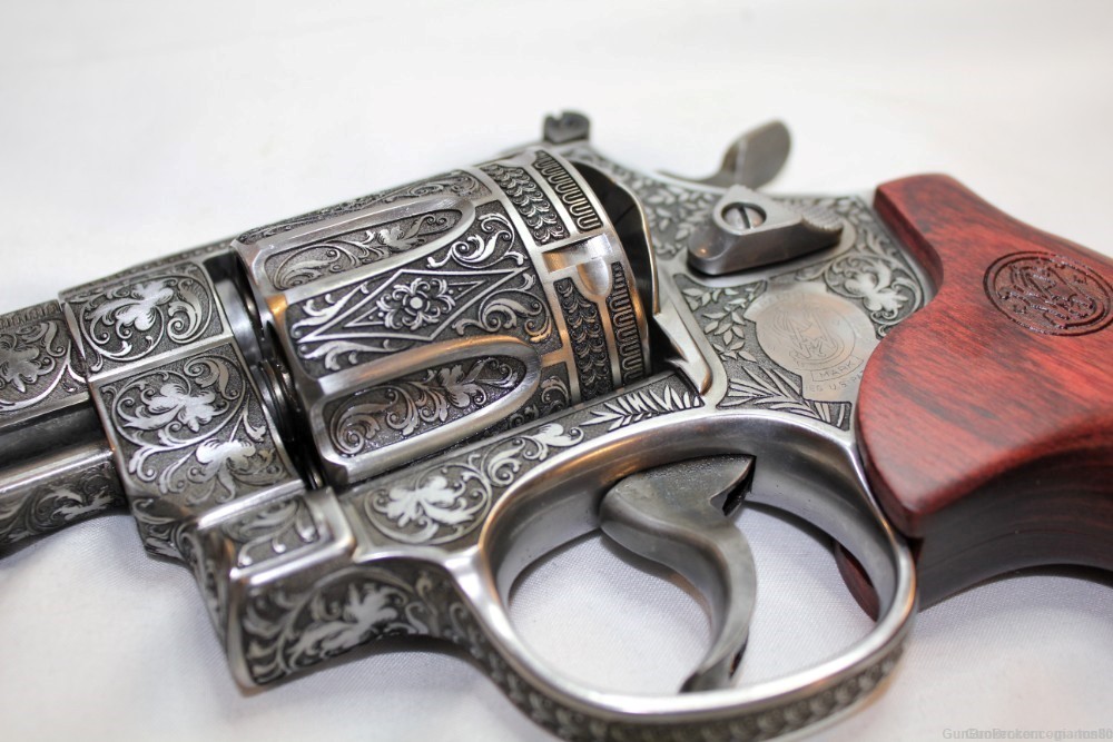 Rare Collector Custom Engraved S&W Smith & Wesson 629 Deluxe 6.5" 44 MAG-img-6