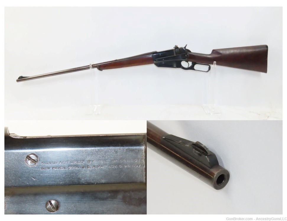 c1900 WINCHESTER Model 1895 .30-40 KRAG C&R Lever Rifle JOHN MOSES BROWNING-img-0
