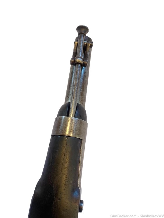 Antique ROBERT JOHNSON US Model 1836 .54 Cal. Flintlock Conversion Pistol-img-12