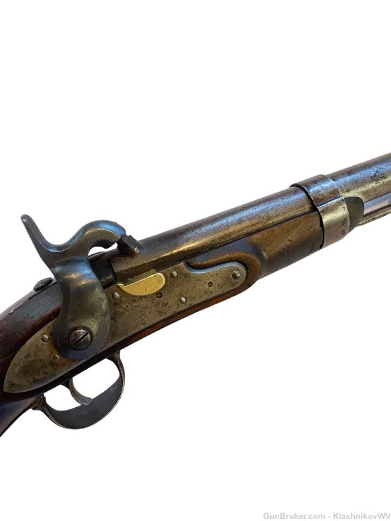 Antique ROBERT JOHNSON US Model 1836 .54 Cal. Flintlock Conversion Pistol-img-8
