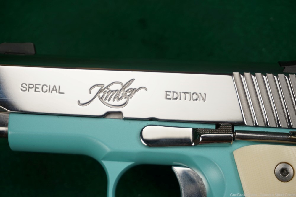 Kimber Special Edition Ultra Bel Air II Tiffany Blue 9 9mm No Reserve-img-2