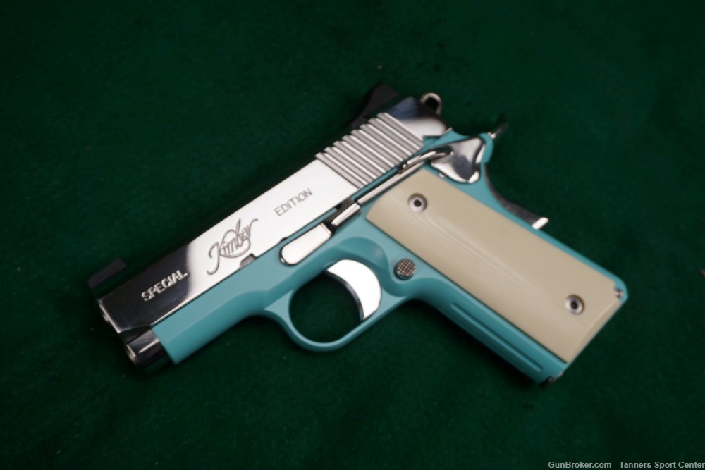 Kimber Special Edition Ultra Bel Air II Tiffany Blue 9 9mm No Reserve-img-0