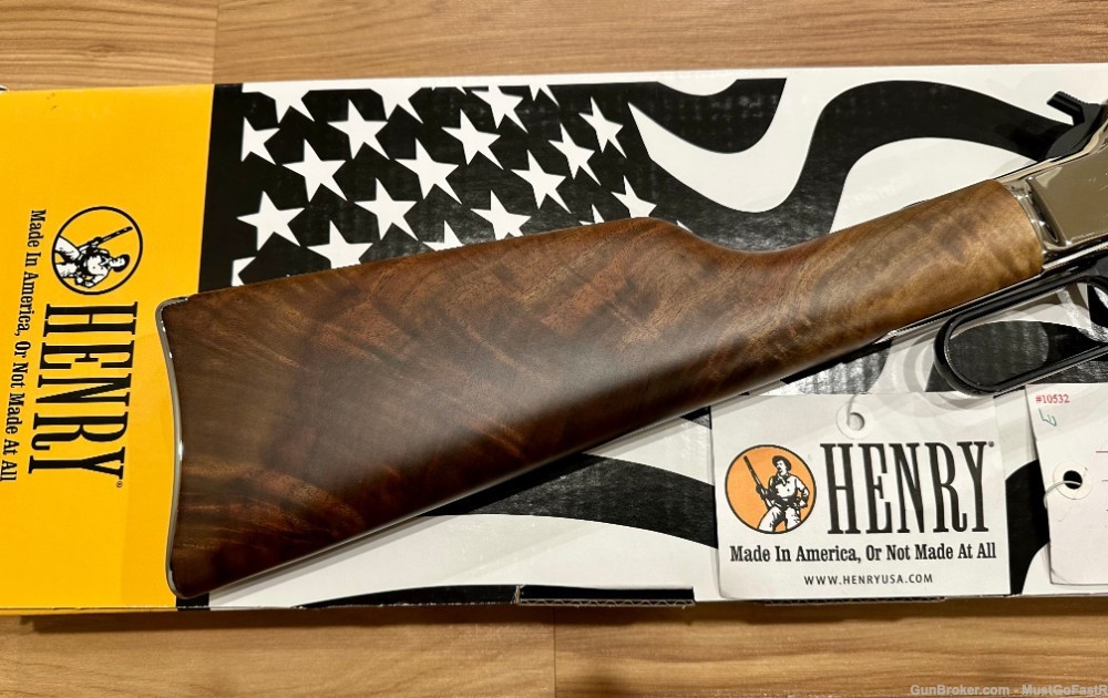 Henry H006S Big Boy Silver Masterpiece .44 Mag/.44 Spl, 1 of 25, Lucky #7!-img-1