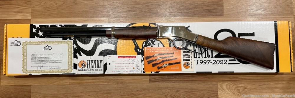 Henry H006S Big Boy Silver Masterpiece .44 Mag/.44 Spl, 1 of 25, Lucky #7!-img-4