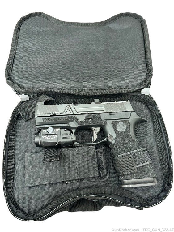 SIG SAUER P320 AGENCY ARMS FULL BUILD 9MM OPTIC READY WITH TLR LIGHT-img-2