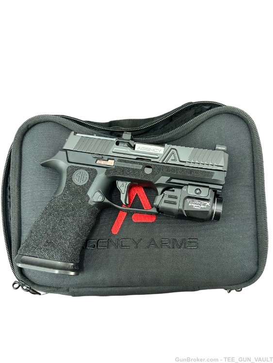 SIG SAUER P320 AGENCY ARMS FULL BUILD 9MM OPTIC READY WITH TLR LIGHT-img-3