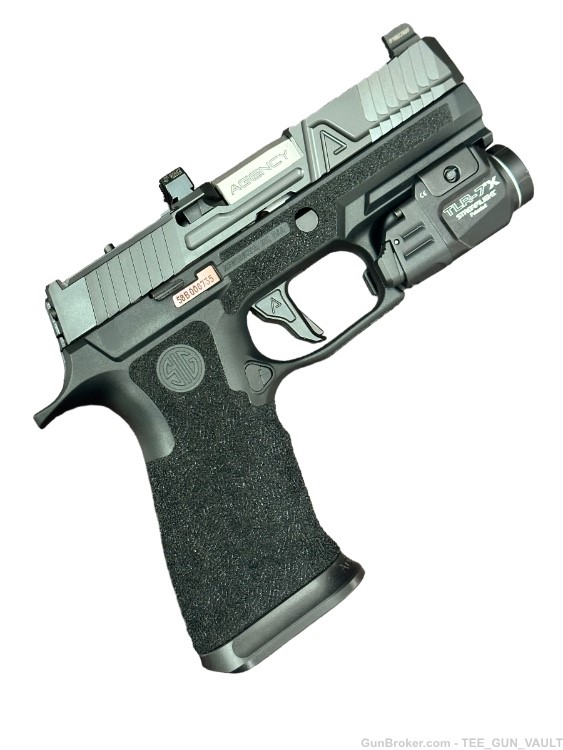 SIG SAUER P320 AGENCY ARMS FULL BUILD 9MM OPTIC READY WITH TLR LIGHT-img-4