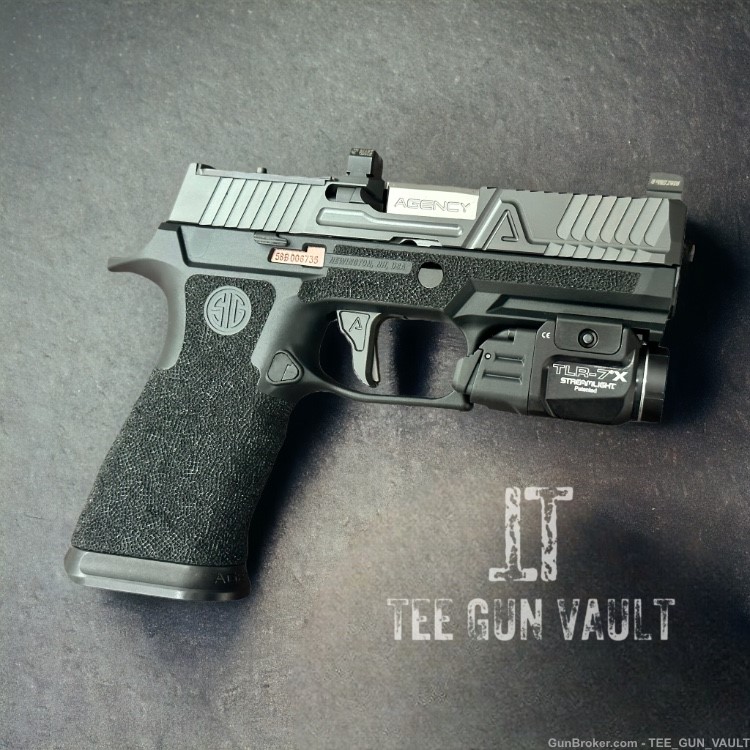 SIG SAUER P320 AGENCY ARMS FULL BUILD 9MM OPTIC READY WITH TLR LIGHT-img-0