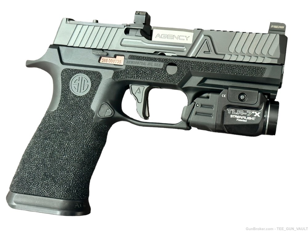 SIG SAUER P320 AGENCY ARMS FULL BUILD 9MM OPTIC READY WITH TLR LIGHT-img-5