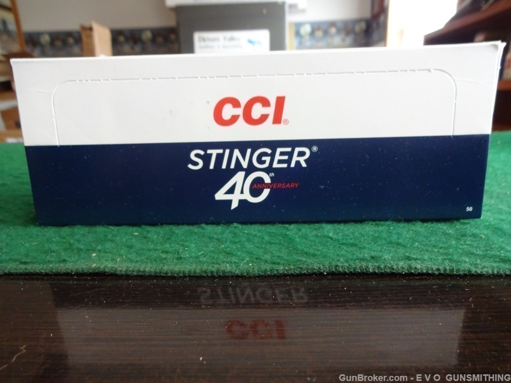 CCI Varmint Stinger 22 LR 32 gr Copper Plated Hollow Point 500 ROUNDS 0050 -img-1