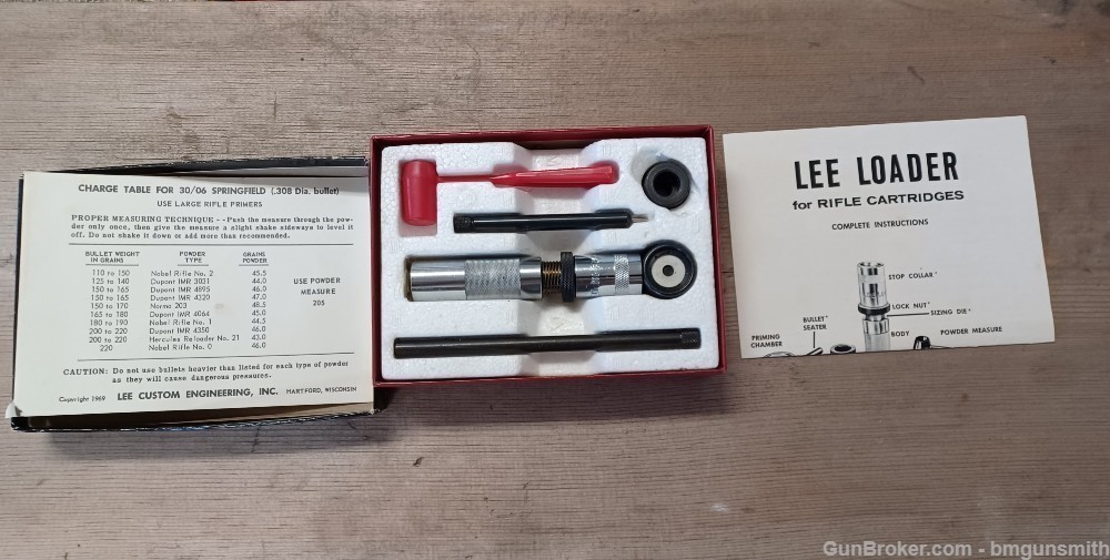 Vintage Lee Loader Complete reloading tool kit for 30-06 Springfield-img-2