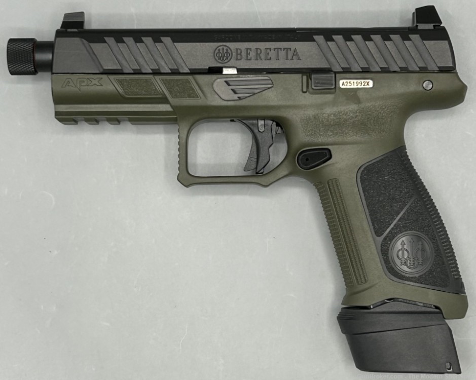 Beretta APX A1 Full Size Tactical OD Green 9mm Luger 4.8" Optic Ready APXA1-img-1