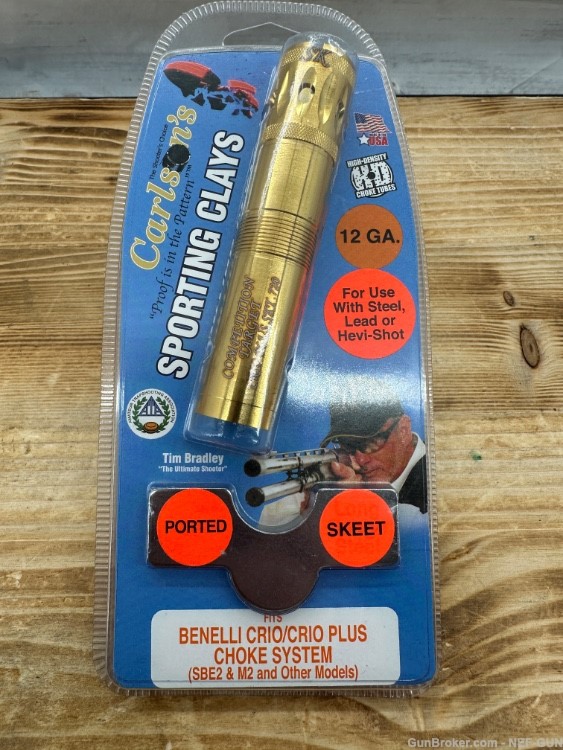 Carlsons Ported Skeet Shotgun Choke Benelli Crio / Plus for M2 SBE2 & Other-img-1