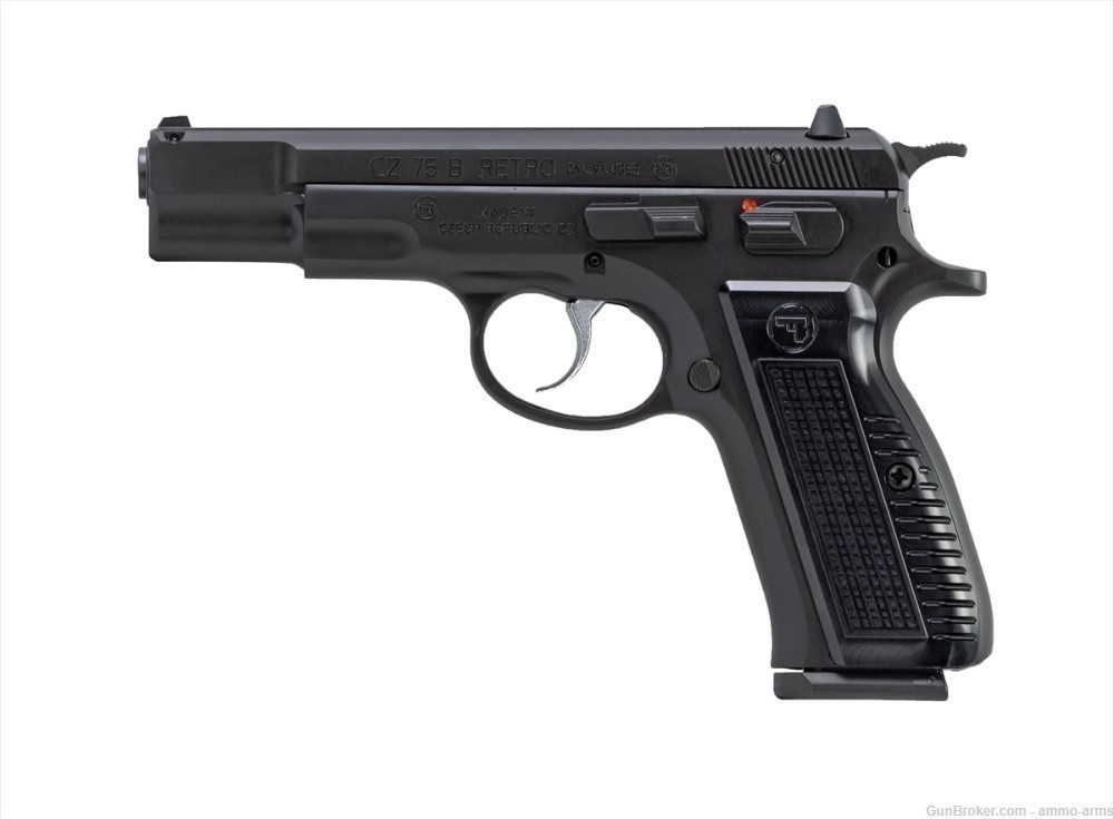 CZ-USA CZ 75 B Retro 9mm Luger 4.6" Black Polycoat 16 Rds 91121-img-2