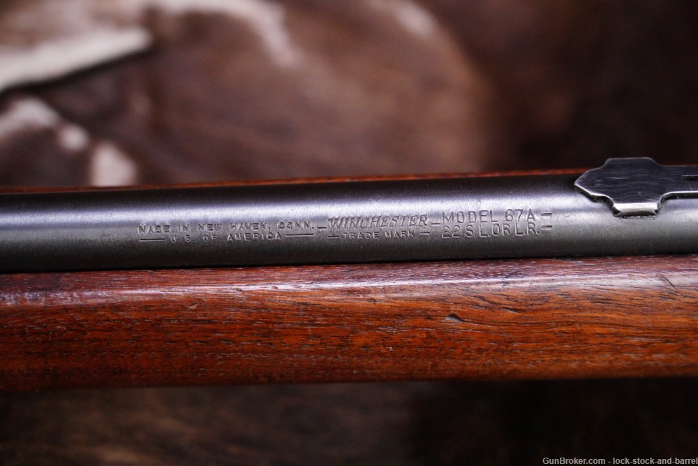 Winchester Model 67A 67-A .22 Short Long LR Single Shot Bolt Rifle, C&R-img-17